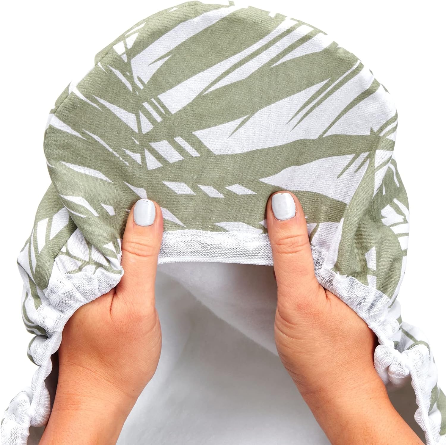 Juvale Ironing Board Cover - 15x54-Inches White Palm Print