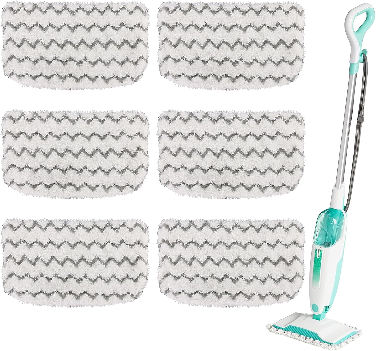 Update Your Shark Steam Mop with Tidy Monsters 6-Pack Microfiber Pads