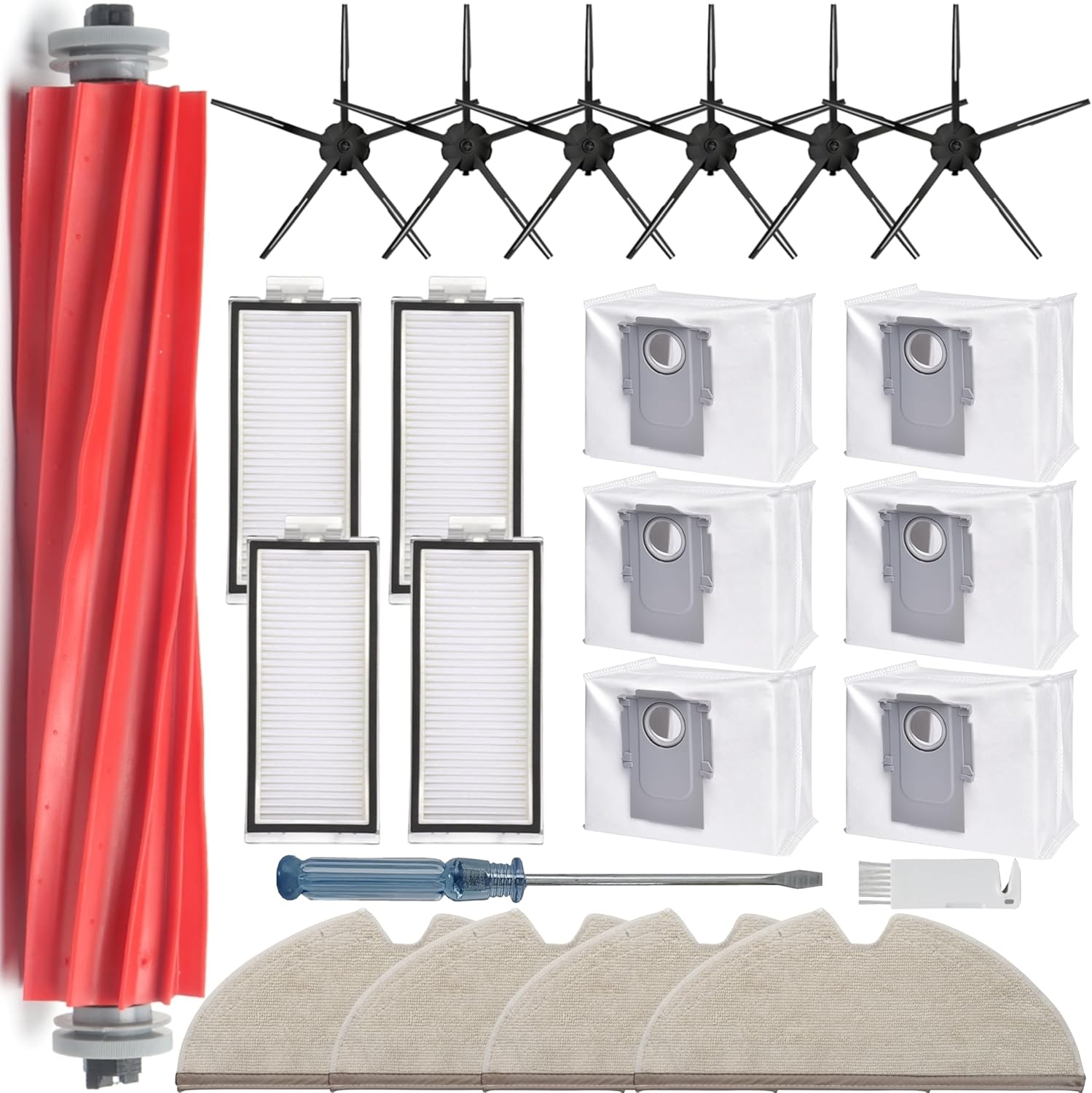 Bluearks Replacement Parts Kit for Roborock Q7 Q7 Max Vacuum Cleaner
