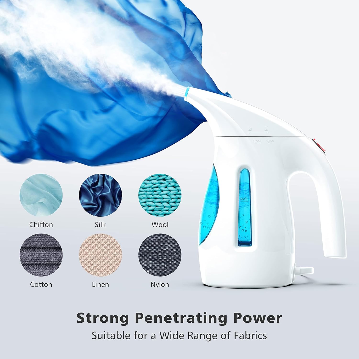 HiLIFE Garment Steamer Reusable Portable 700W 240ml Capacity Travel-Friendly