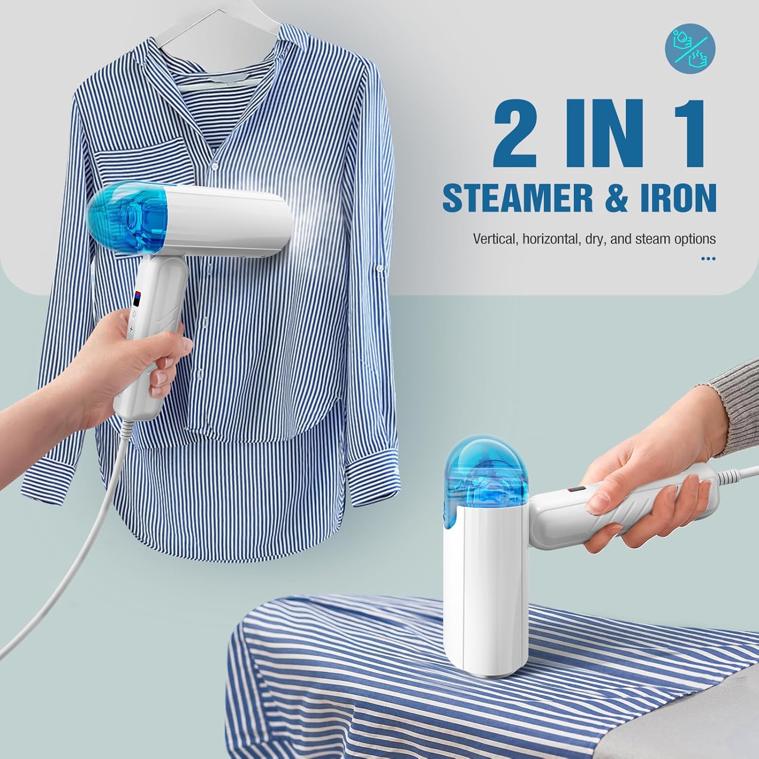 TYY Travel Steamer - Effortless Wrinkle Removal for World Travel