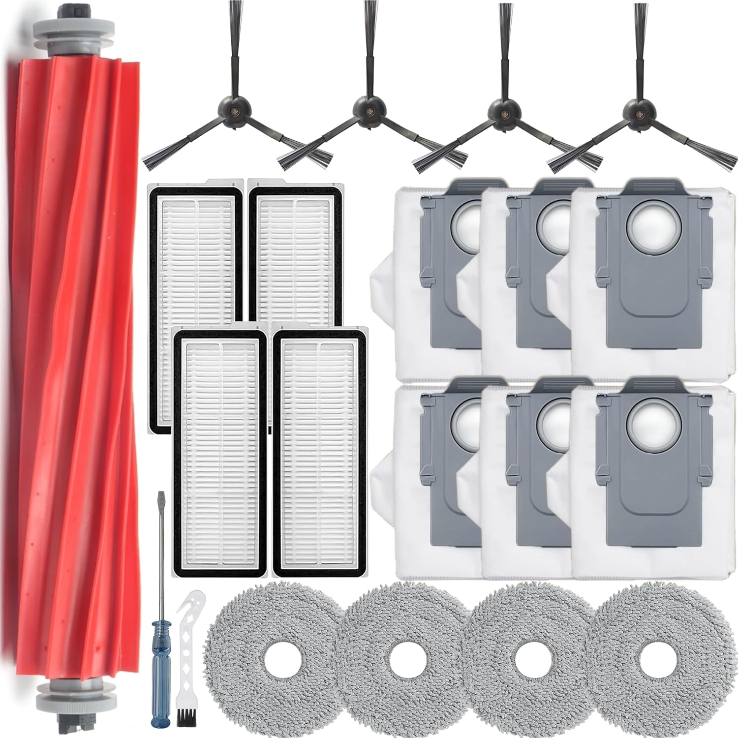 Bluearks Replacement Parts for Roborock Q Revo SQ ProQ Plus Kit