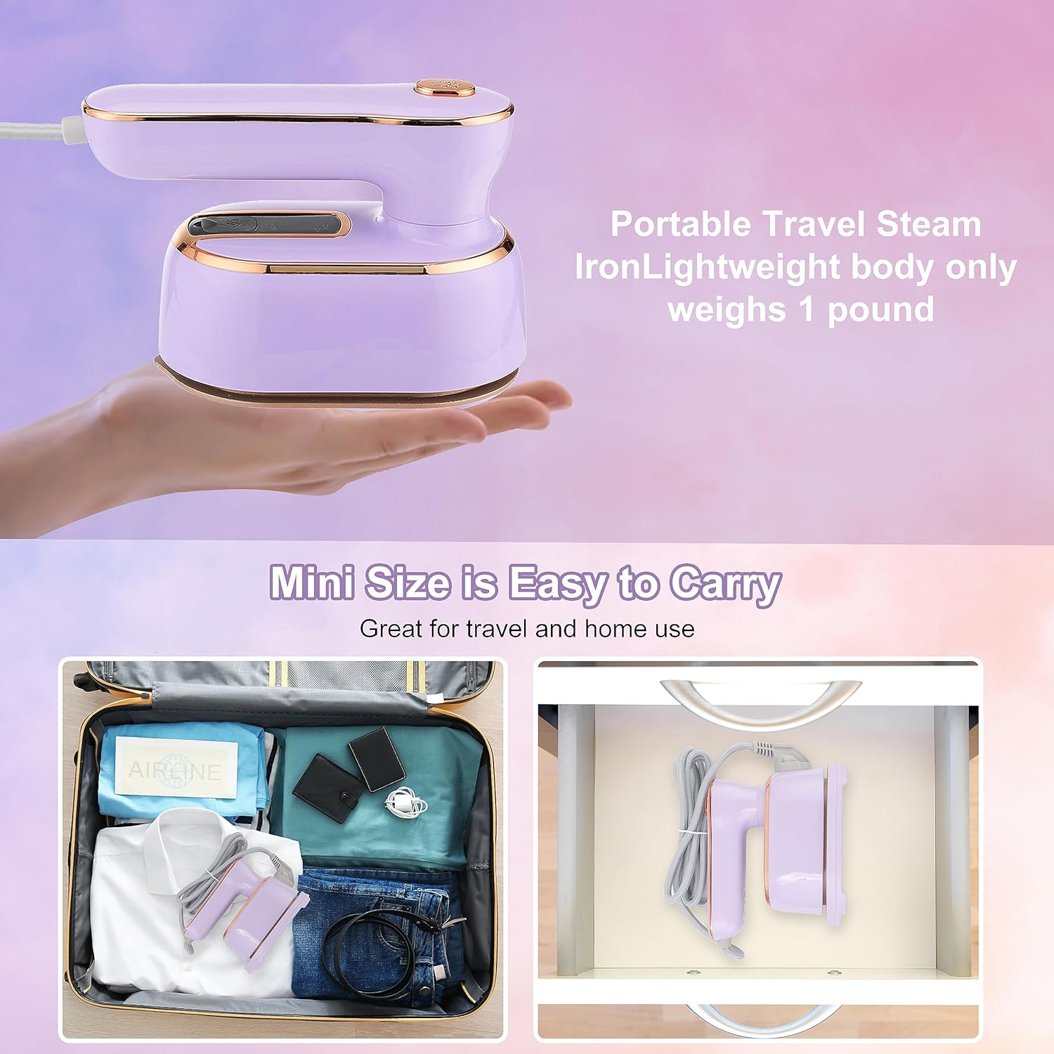 Fast Powerful Travel Steamer