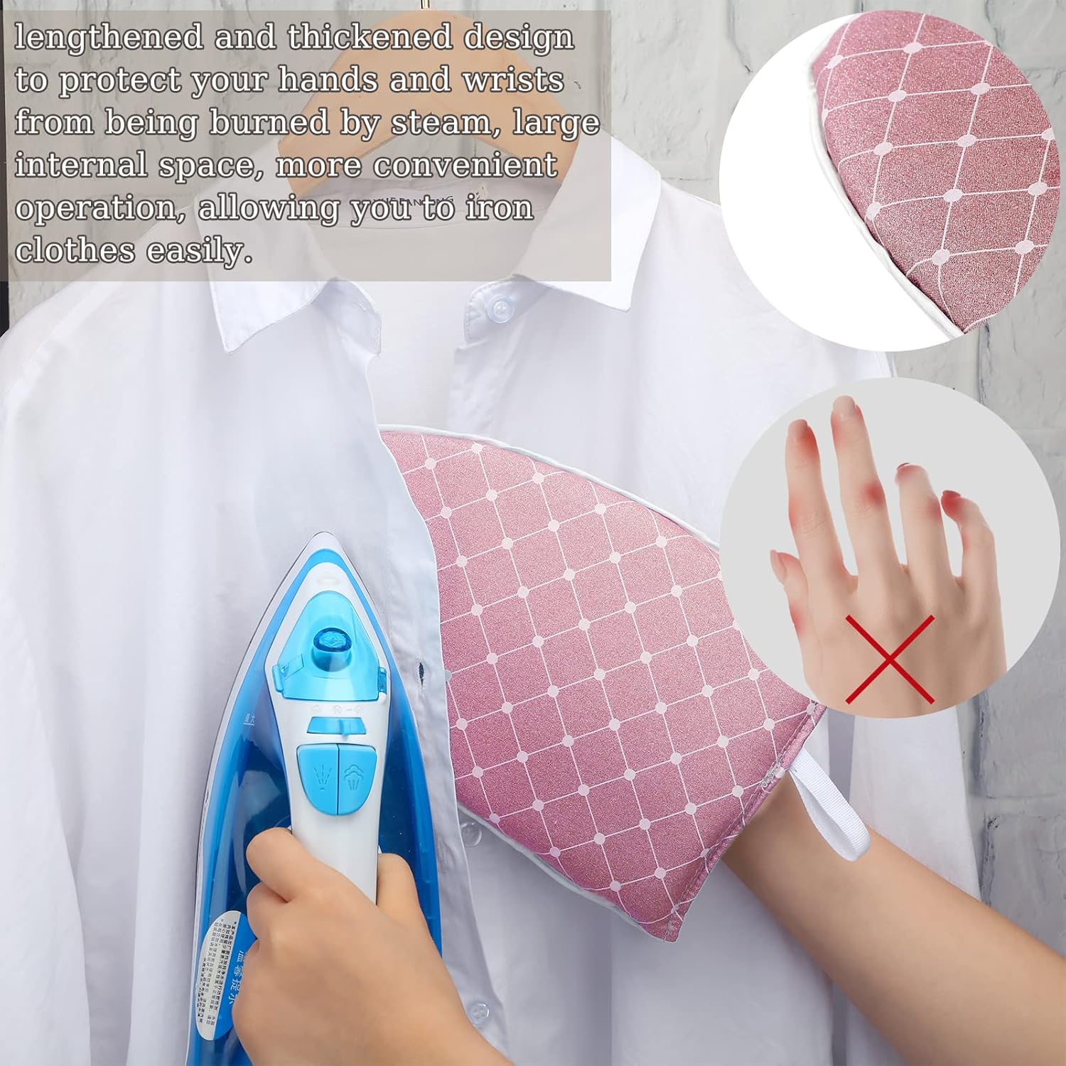 Steam Gloves Ironing Boards - Durable Waterproof Easy to Use