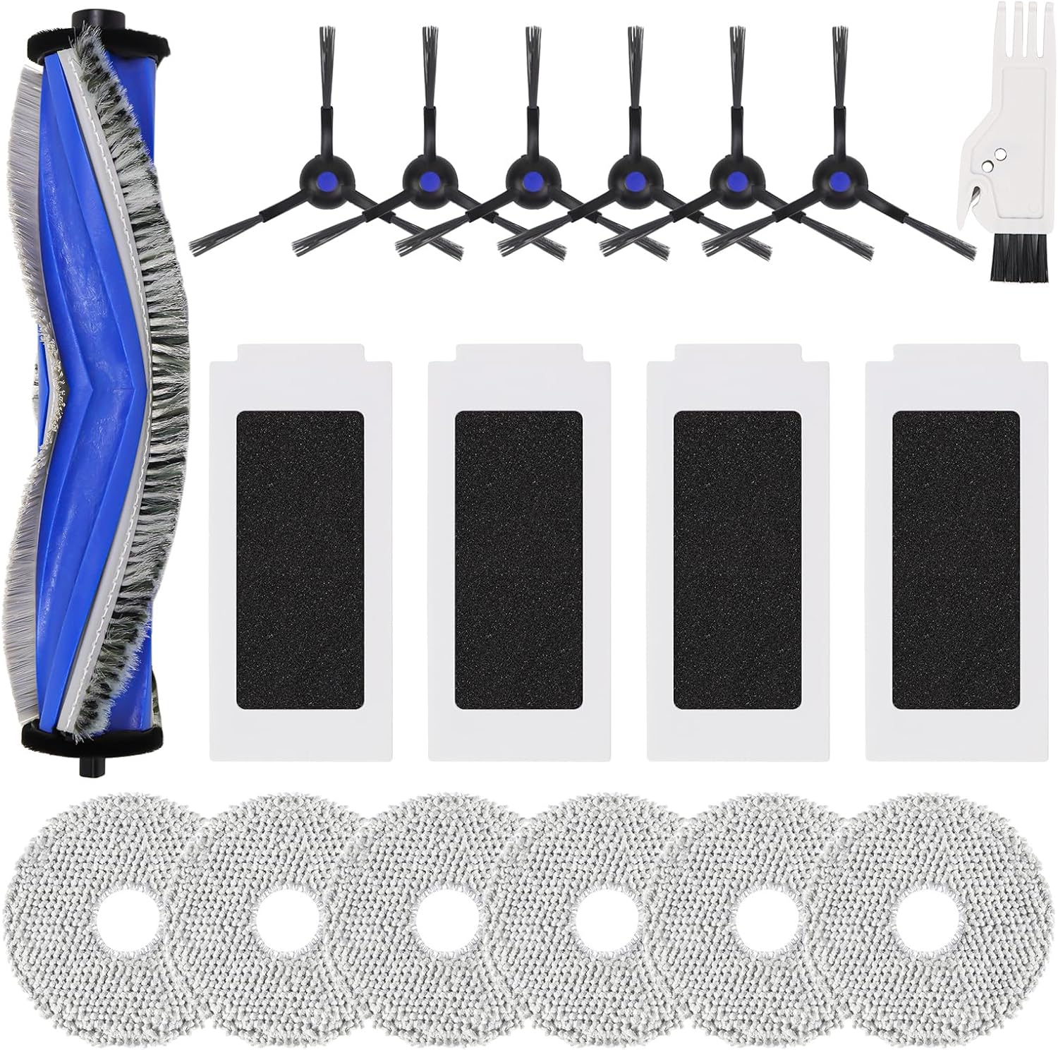 18-Piece Replacement Kit for ECOVACS T30S T30S Ai ID 12345