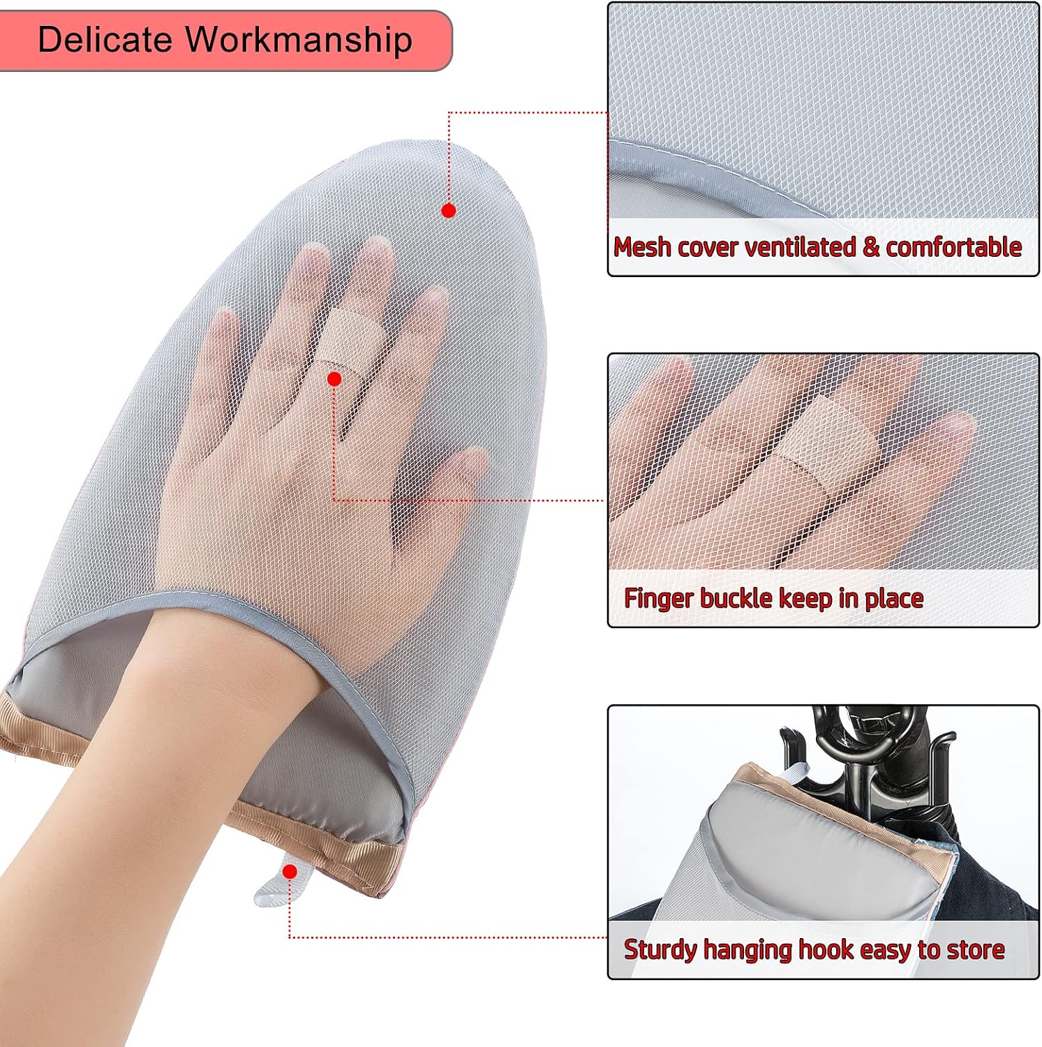 Anti-Steam Garment Steamer Gloves