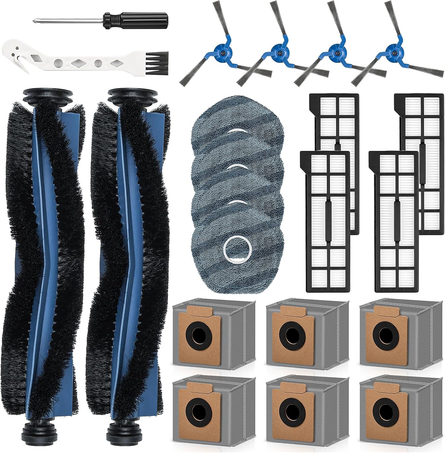 Replacement Accessory Set for Eufy X10 Pro Omni Robot Vacuum