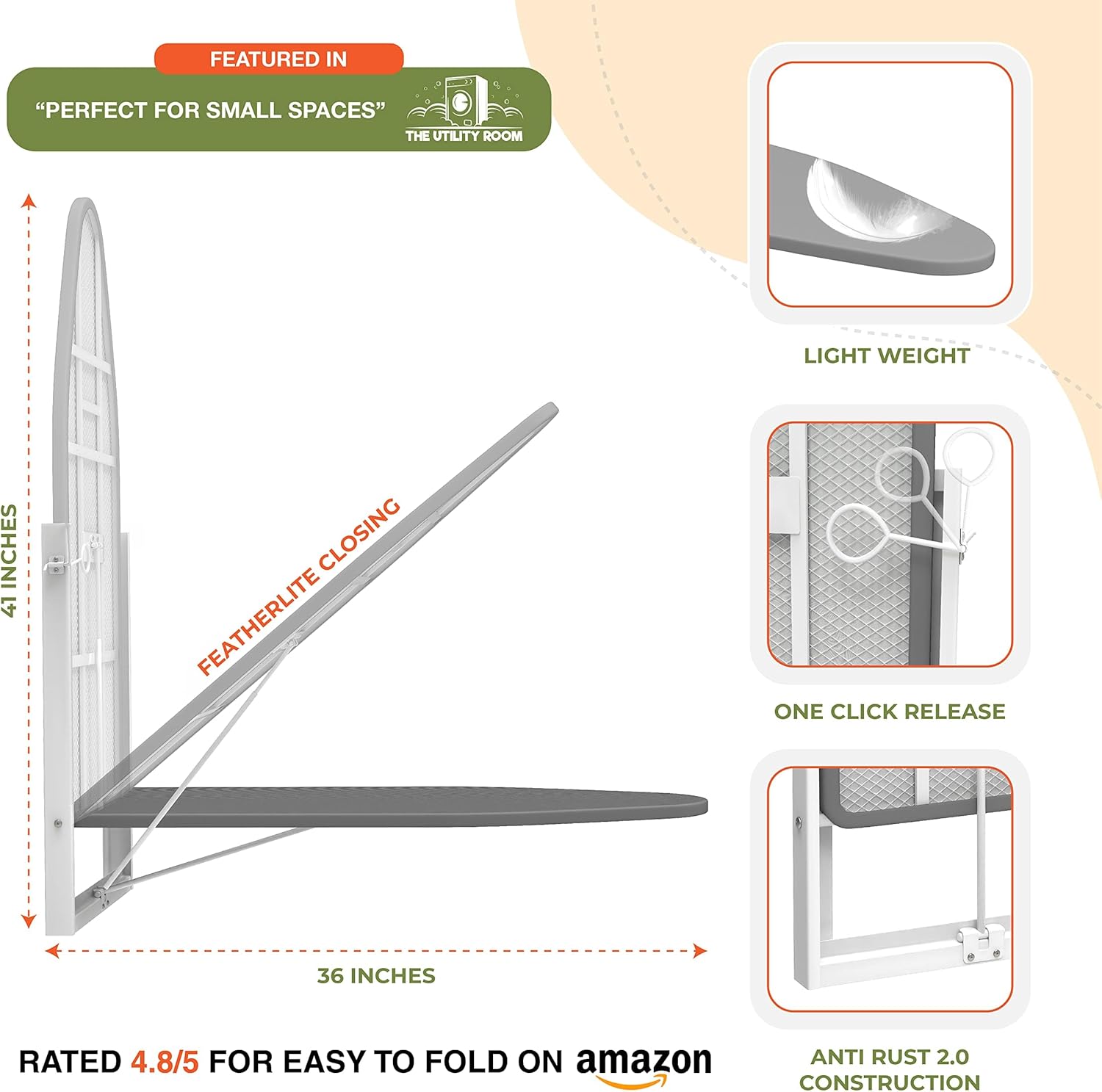 Xabitat Wall-Mounted Ironing Board