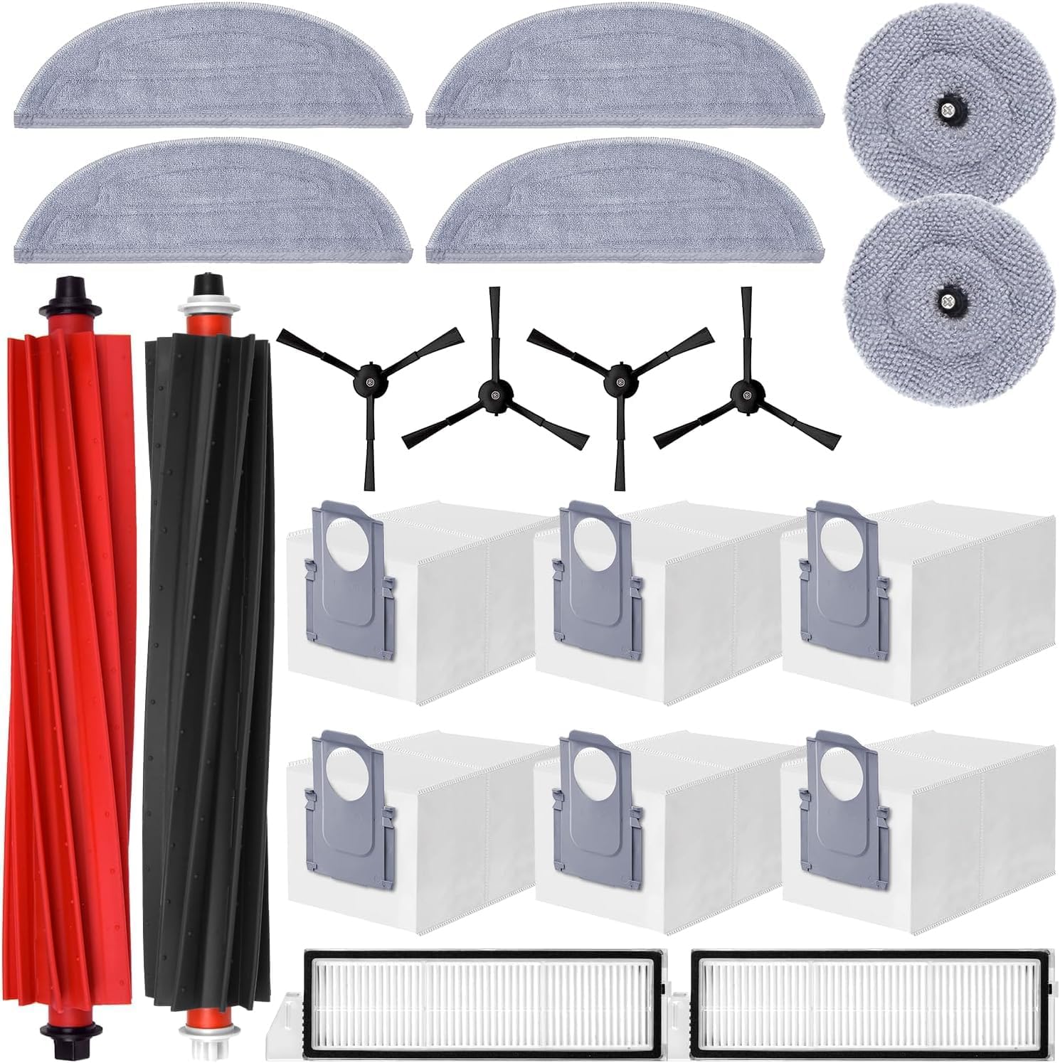 ONTSEEV Robot Vacuum Cleaner Replacement Kit for Roborock S8 Maxv Ultra