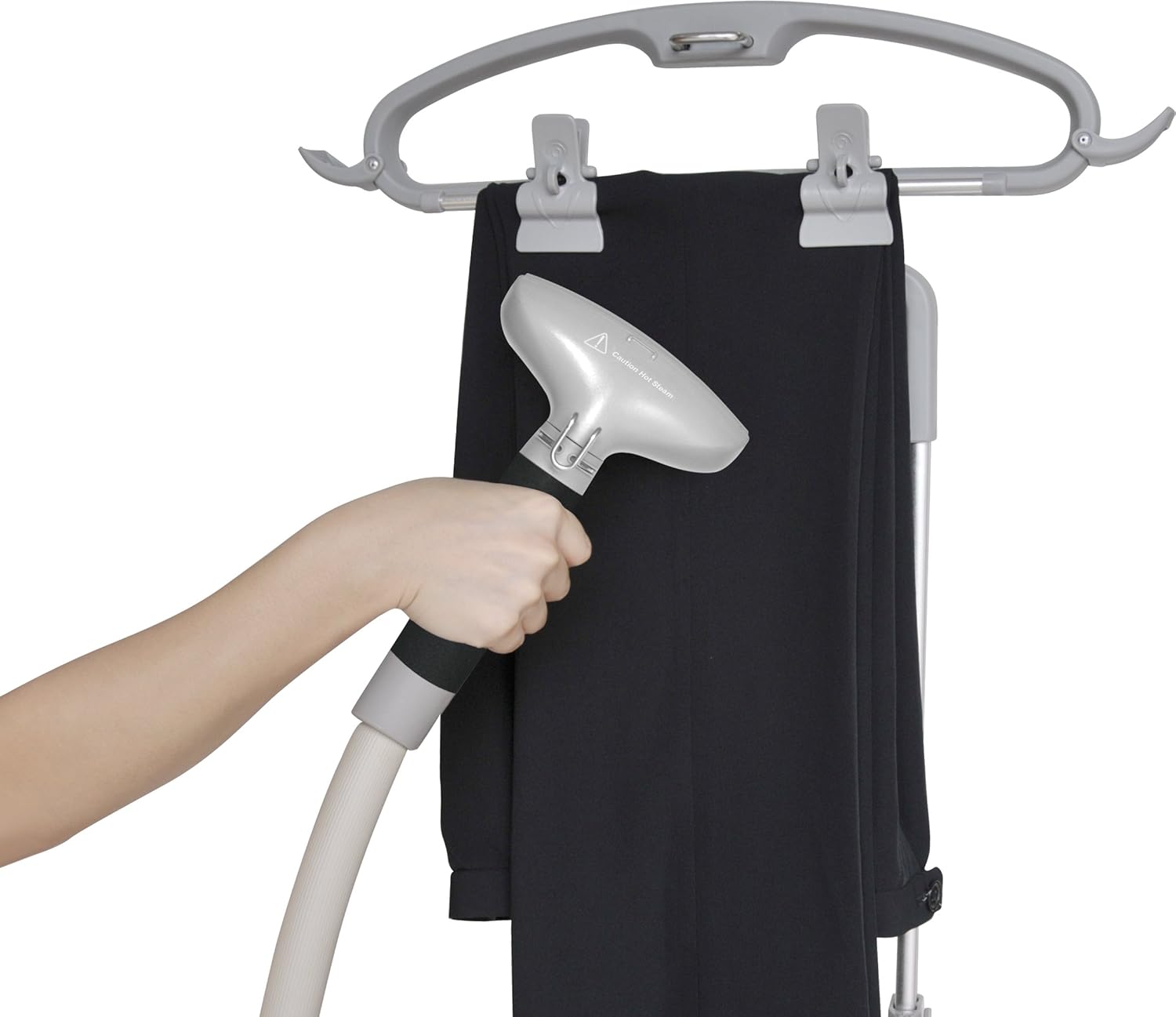 Professional Upright Garment Steamer Ironing Paddle with Multi-Functional Hanger
