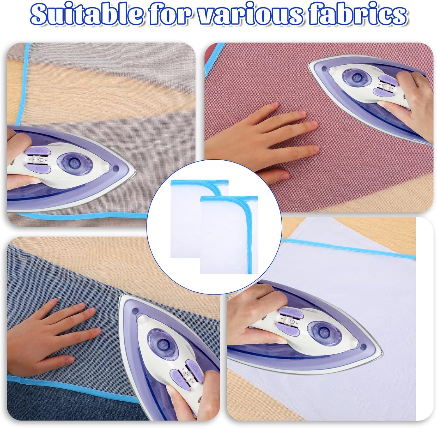 Molain 2-Pack Scorch-Saving Pressing Cloth for Ironing