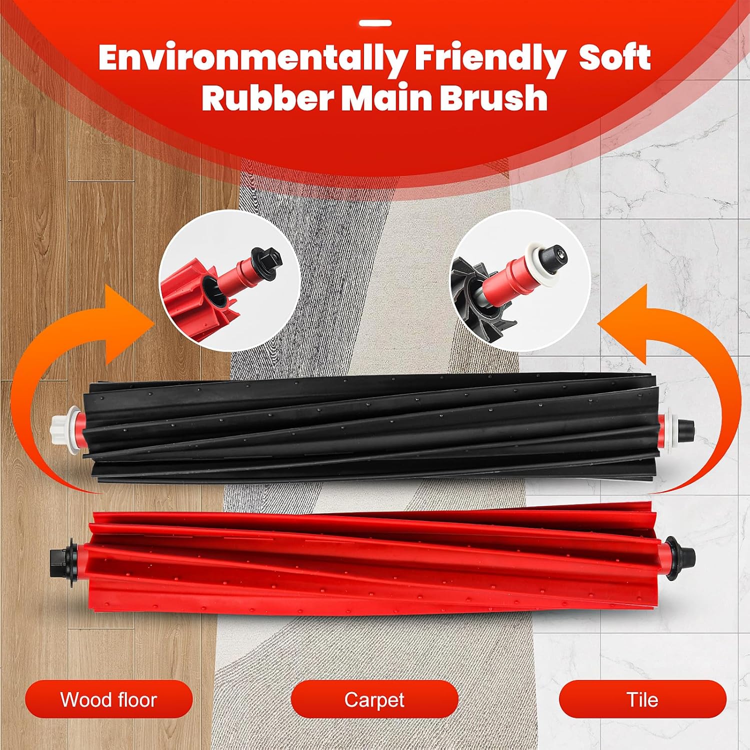 AnDongo Replacement 19-Piece Set for Roborock S8 Max Ultra