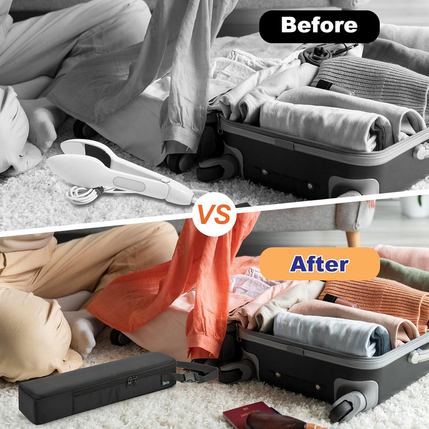 Beautyflier Steam Iron Organizer for Travel