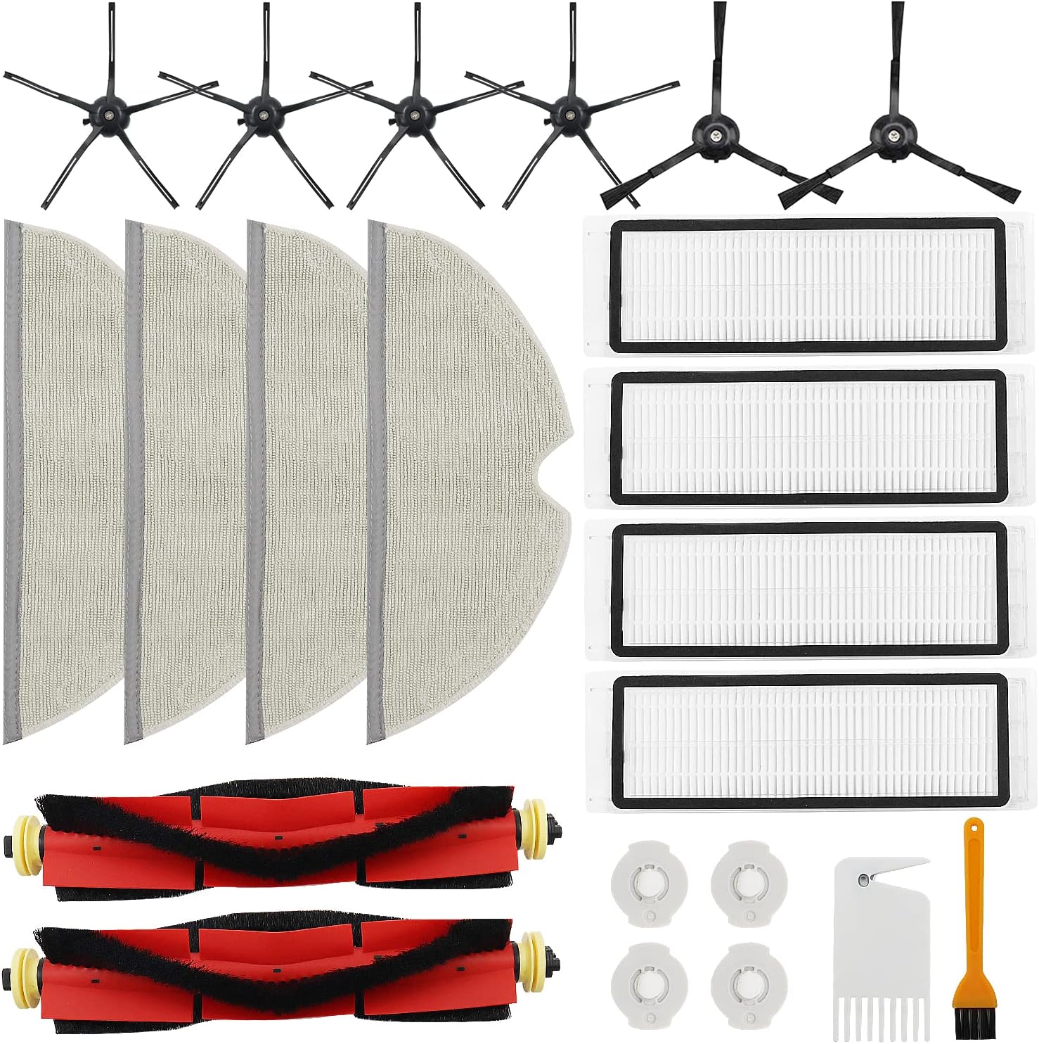 Dentego Replacement Parts for Roborock S6 E4 Durable Easy to Use