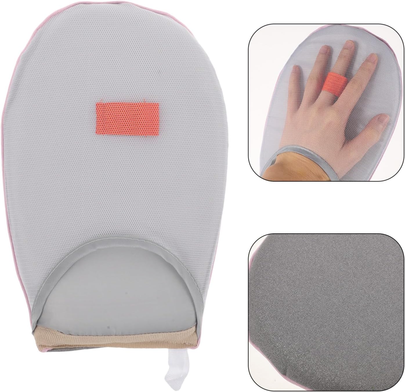 Cabilock Garment Steamer Gloves Mini Heat-Resistant Ironing Board with Finger Loop Protection