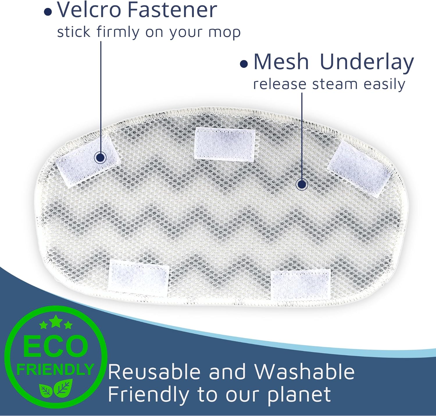 Heavy-Duty Steam Mop Pad 4-Pack