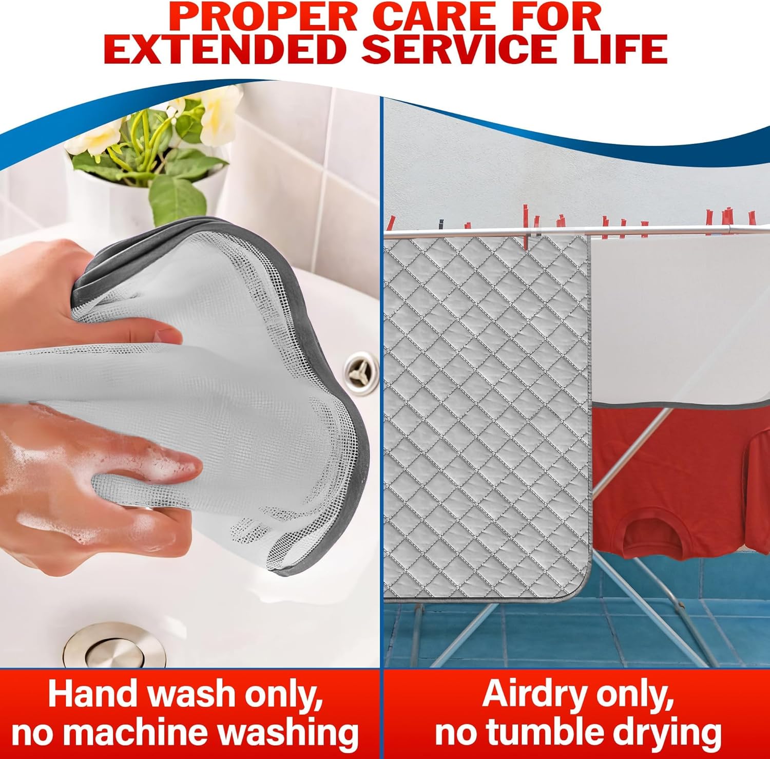 Portable Ironing Mat for Table Top