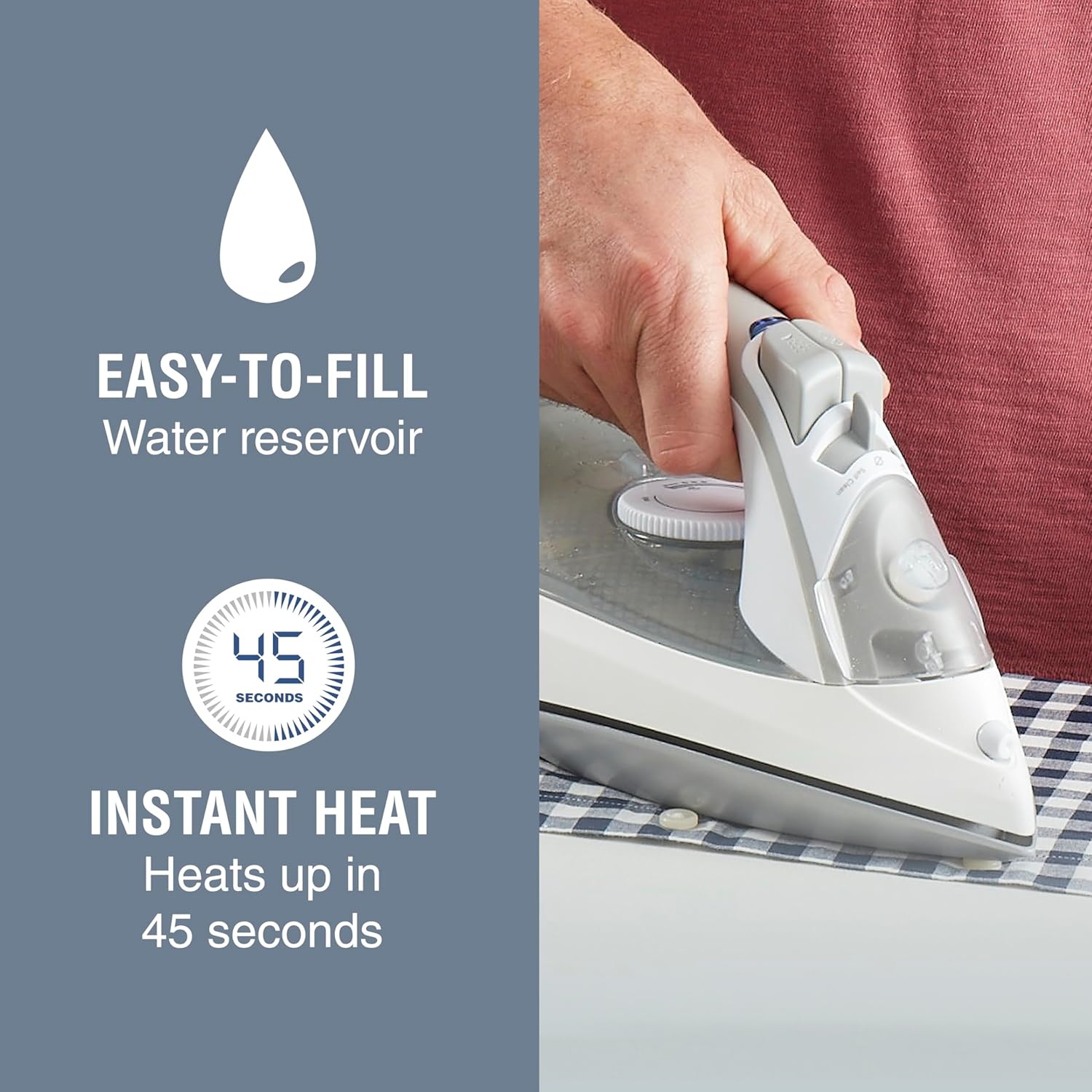 Conair GlideLite - Friction-Free Steam Iron