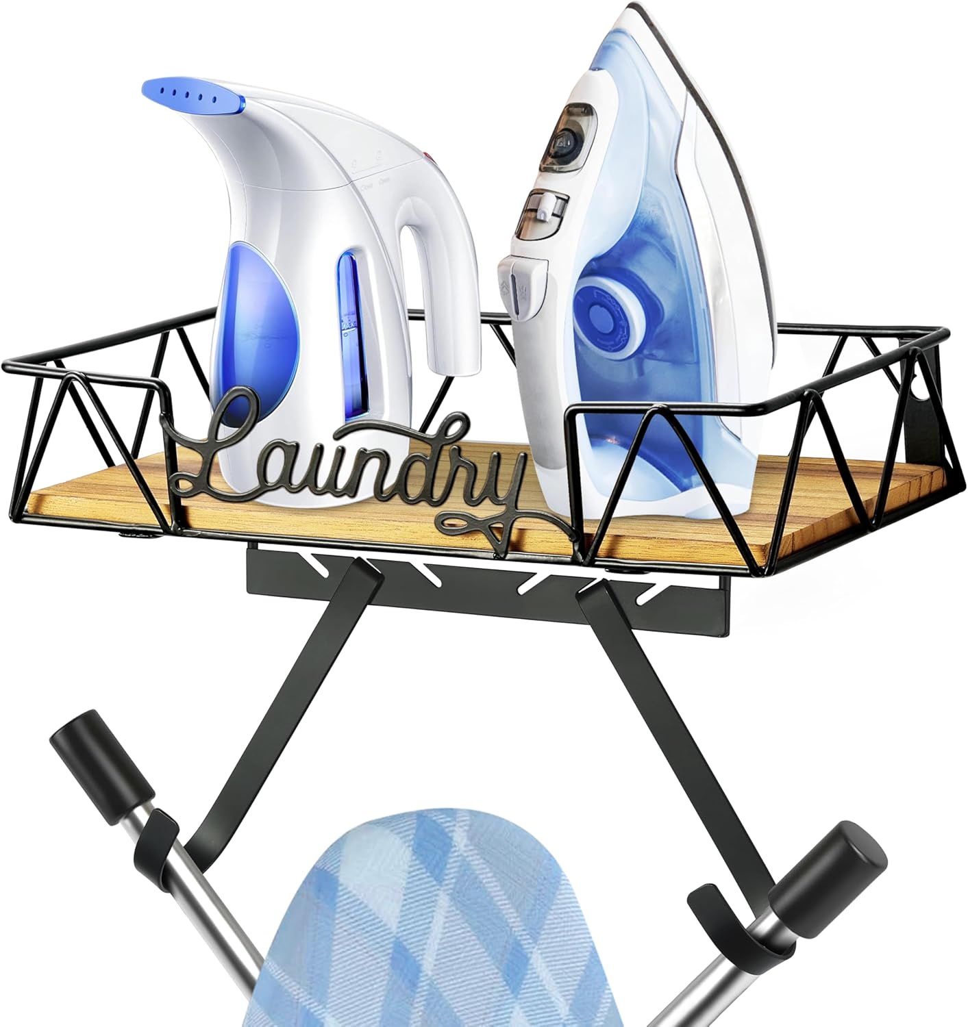 Stylish Ironing Board Holder for Efficient Laundry Storage