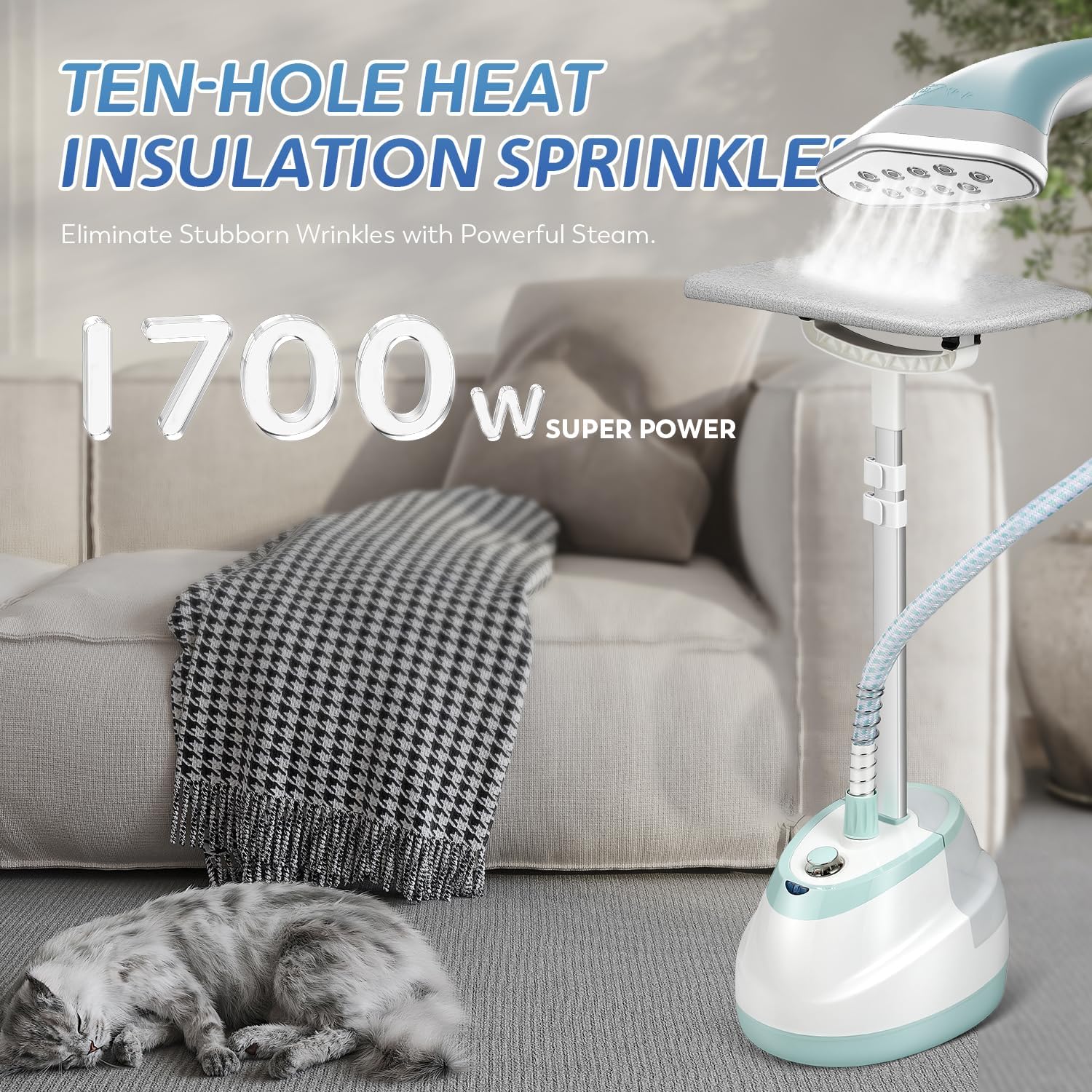 Pro-Grade Garment Steamer for All Fabrics