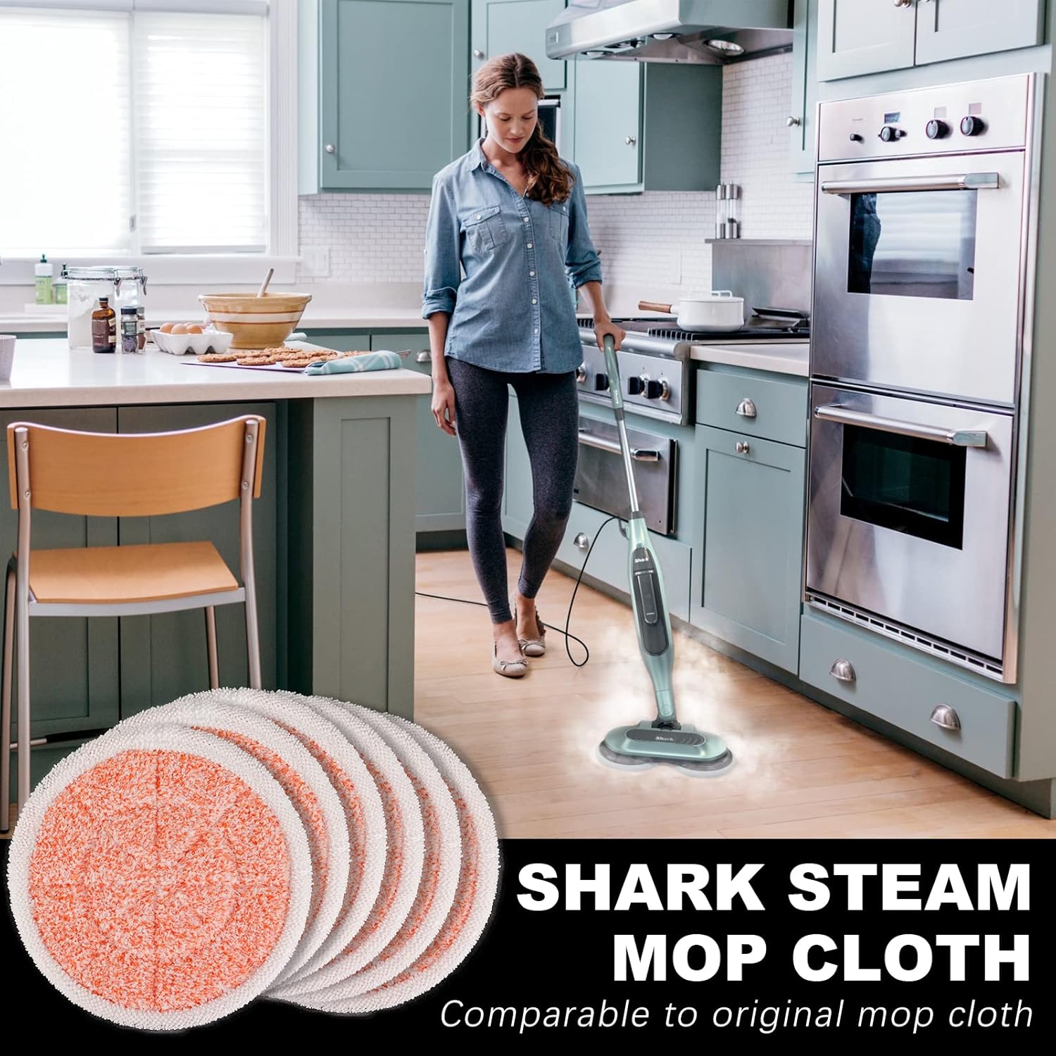 Sgizoku Shark S7000 Steam Mop Pad Shark Compatible Replacement Detected