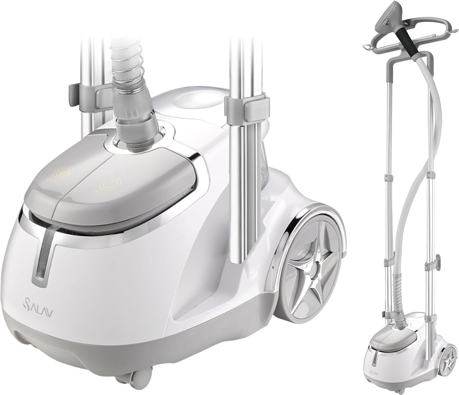 Professional Upright Garment Steamer Ironing Paddle with Multi-Functional Hanger