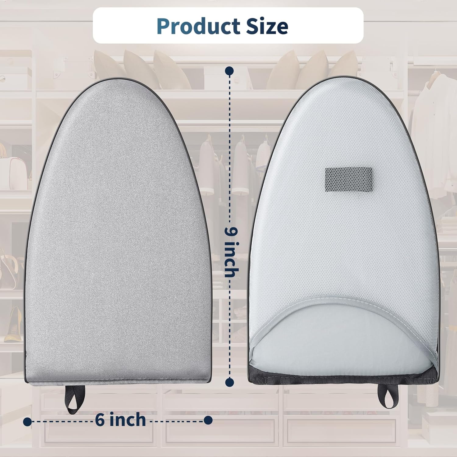 Looptop Garment Steamer Mitt with Finger Loop and Heat Resistant Ironing Gloves