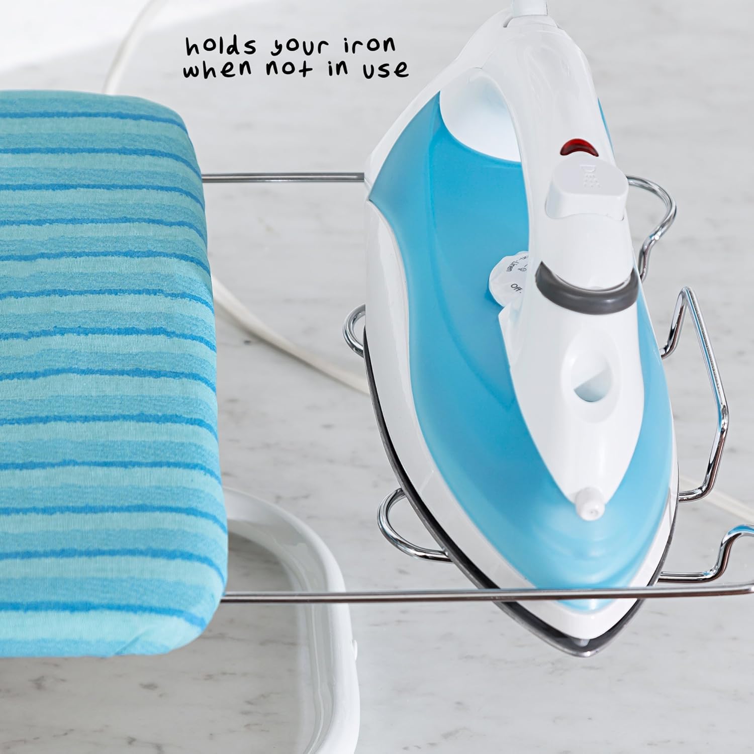 Lightweight retractable ironing board for easy cleaning and ironing in small spaces