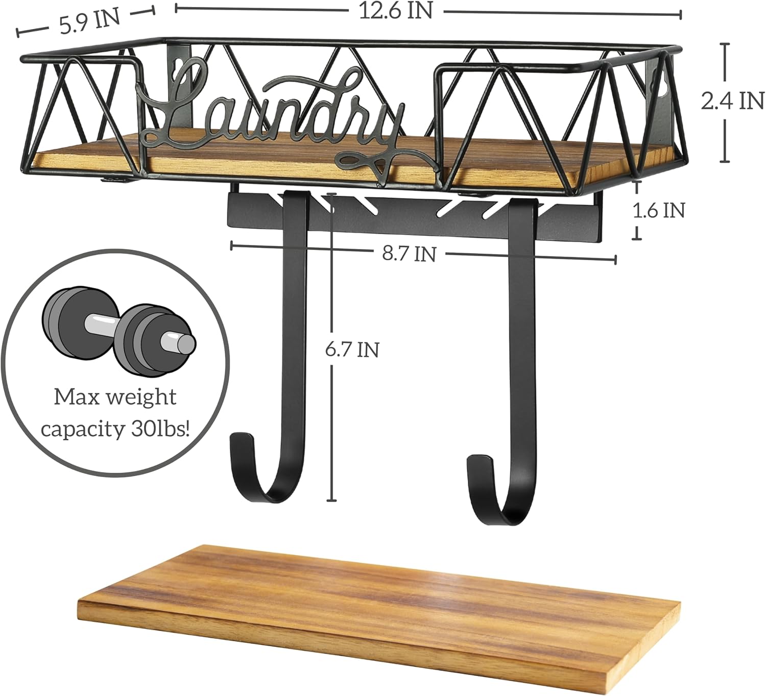 Stylish Ironing Board Holder for Efficient Laundry Storage