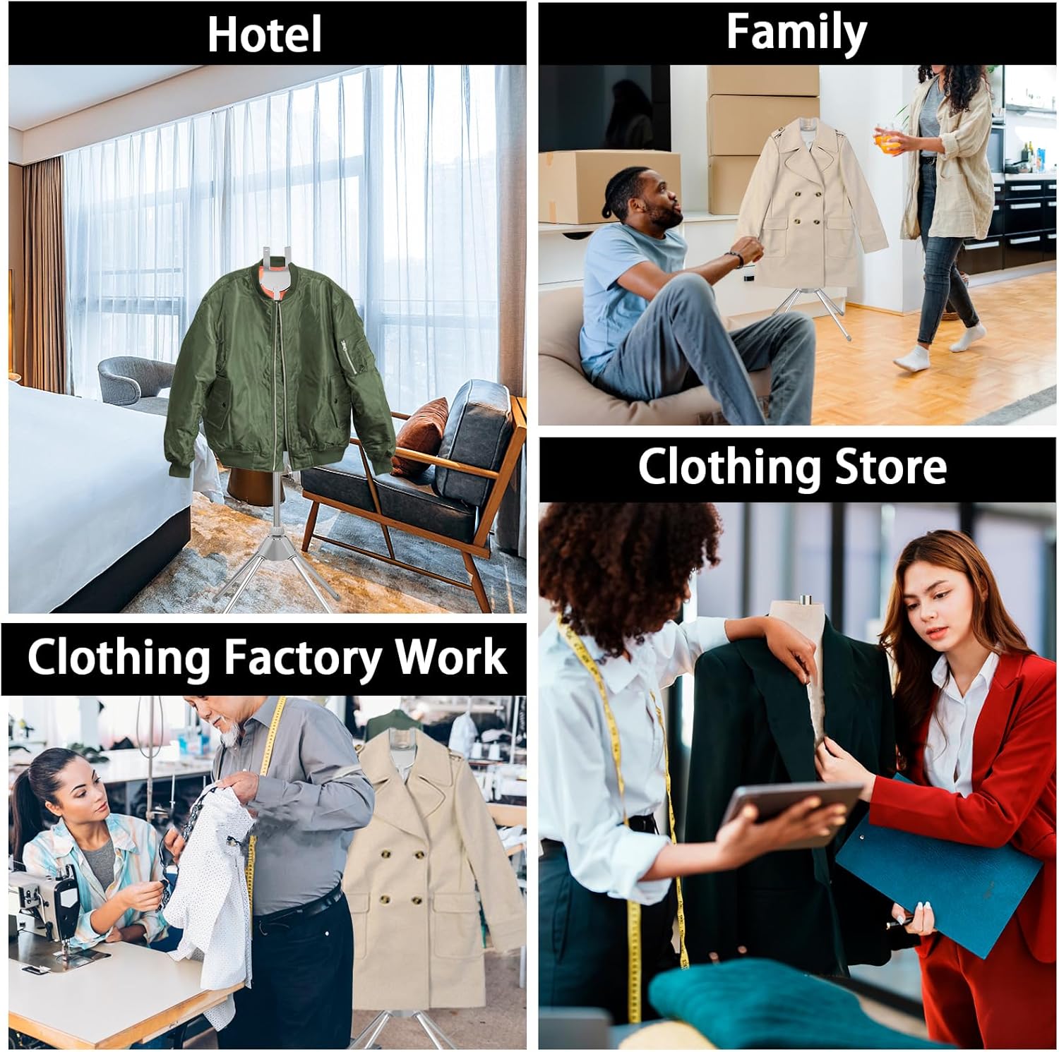 Adjustable Iron Steam Stand for Garment