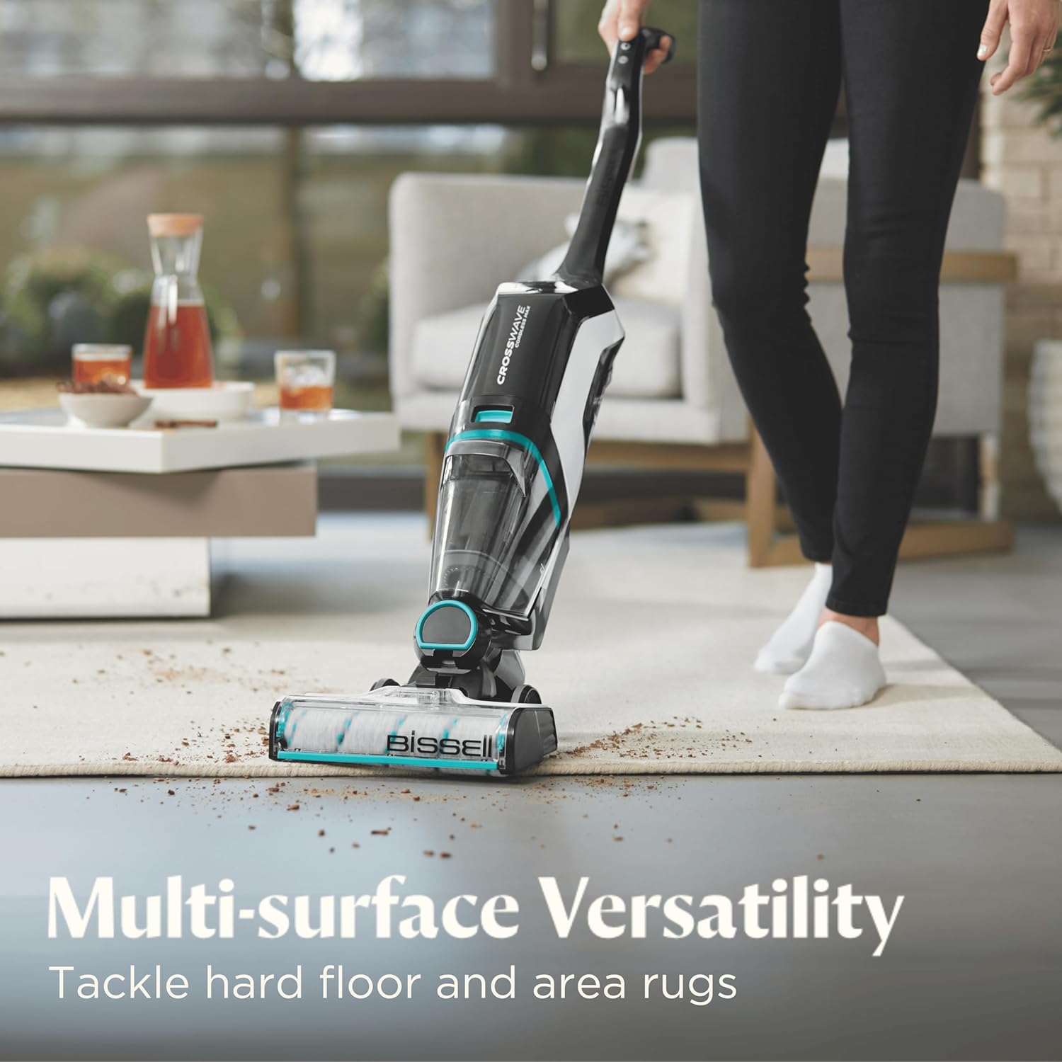 Bissell CrossWave Cordless Max Vacuum Mop - Wet Dry Cleaning 2554A