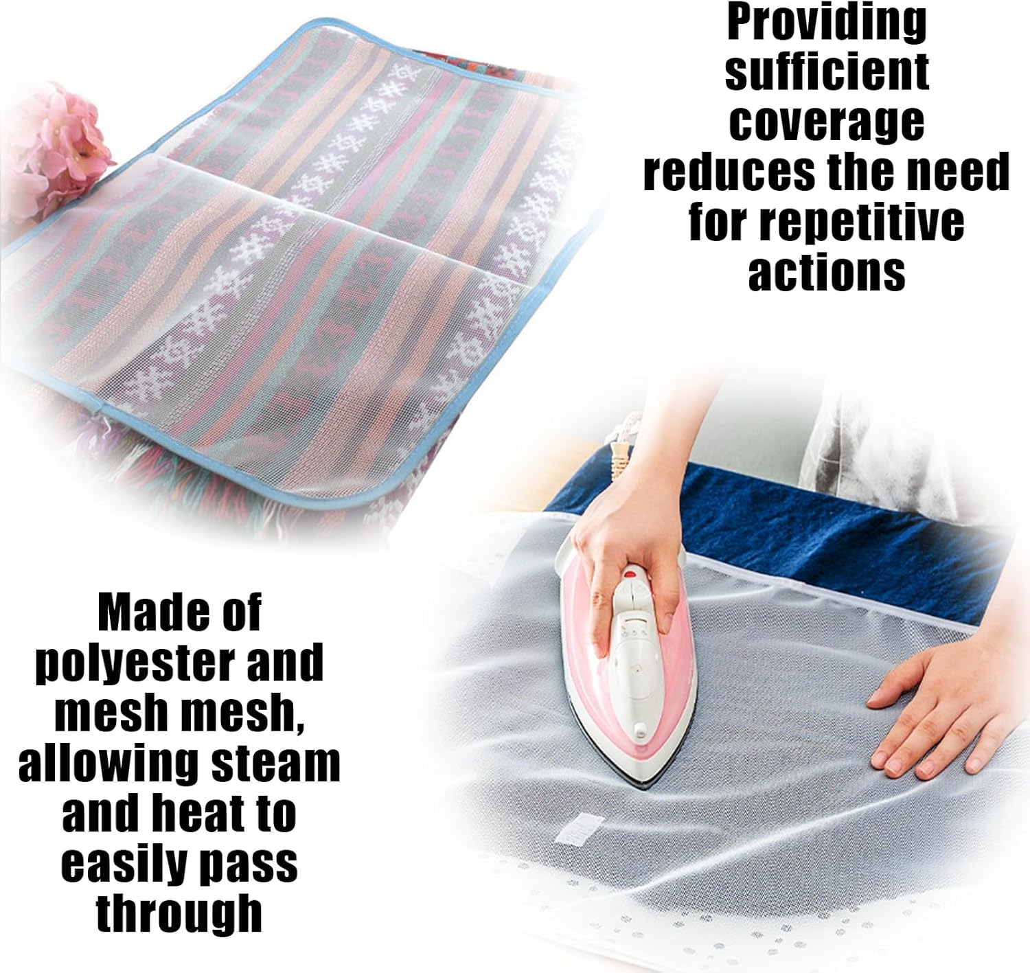 Iron-On Scorb-Resistant Mesh 4-Pack