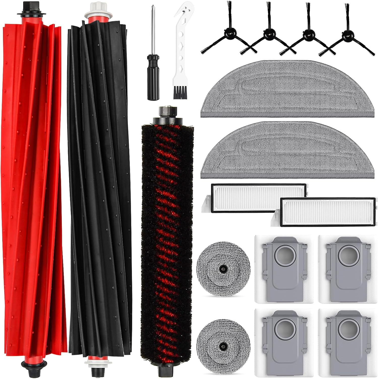 AnDongo Replacement 19-Piece Set for Roborock S8 Max Ultra