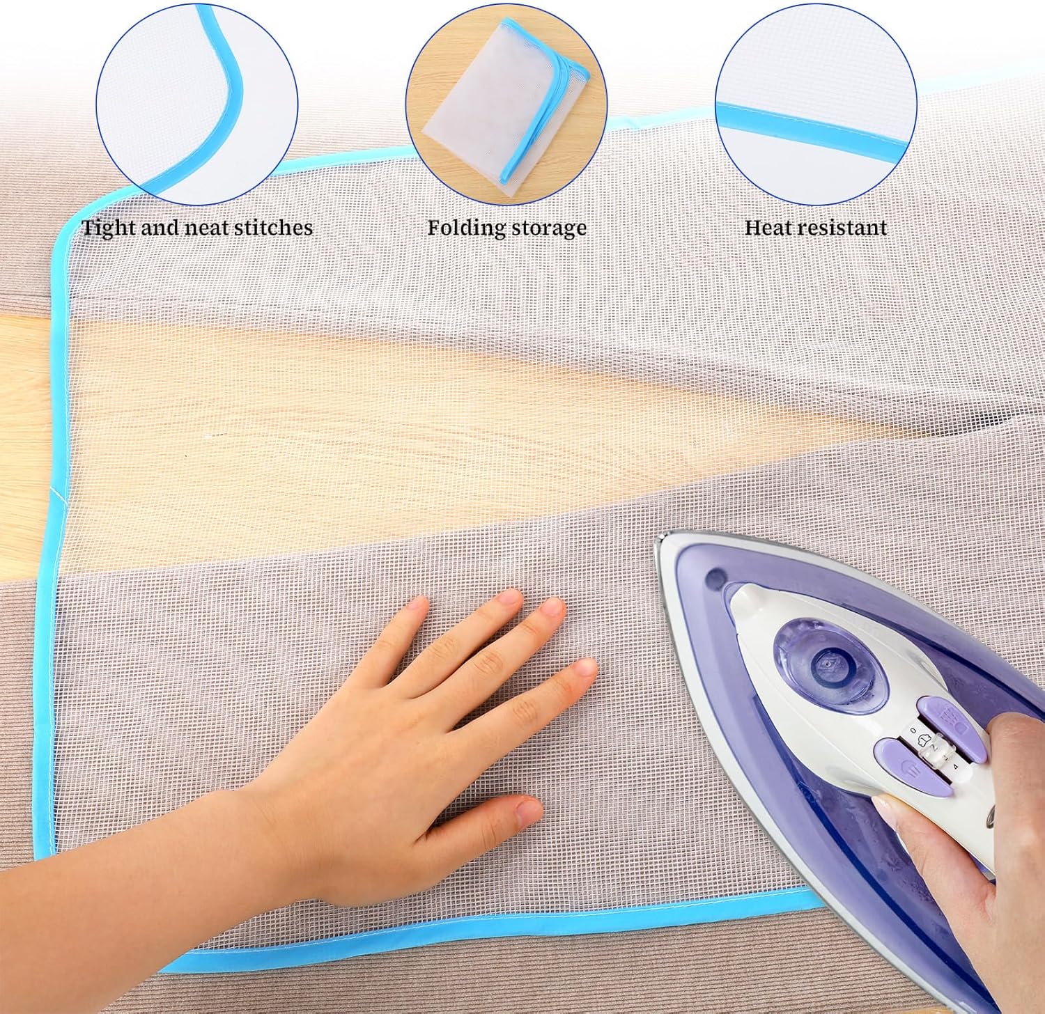 Molain 2-Pack Scorch-Saving Pressing Cloth for Ironing
