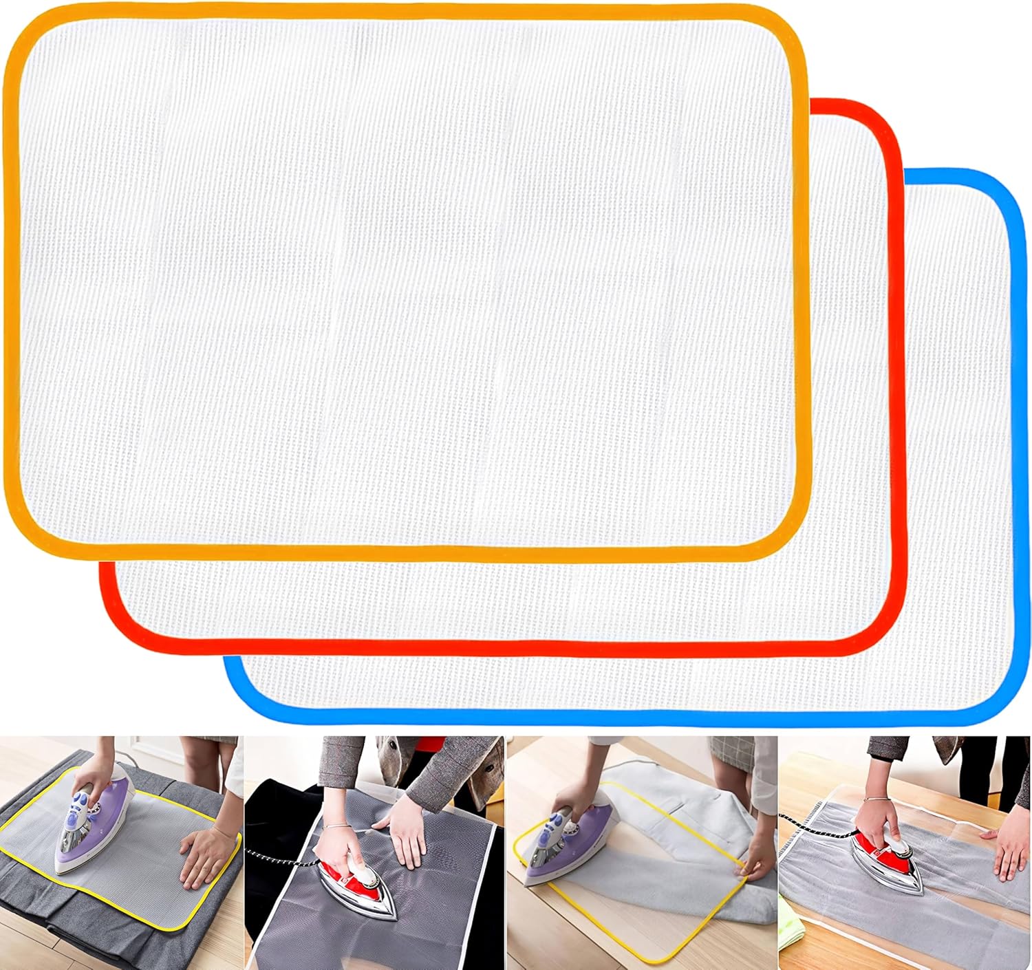 Protect Your Clothes with KR LIF 3-Piece Ironing Pressing Cloth Set