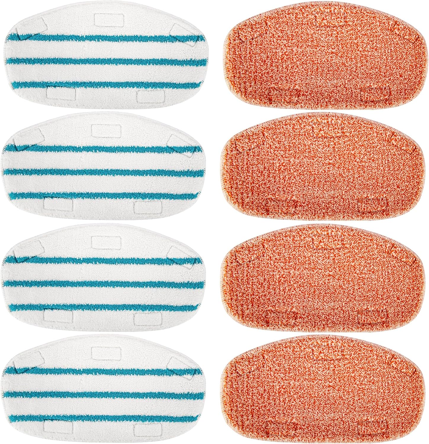 8-Piece Steam Mop Pads for PurSteam