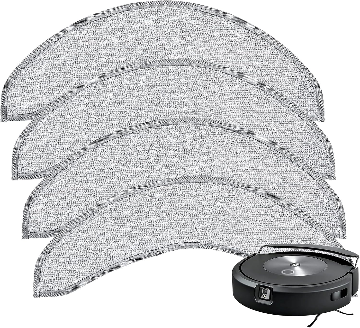 4-Pack Washable Mop Pads for iRobot Roomba J7J9