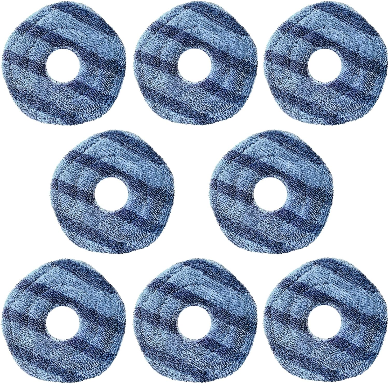8-Piece Reusable Mop Cloths for Eufy X10 Pro X9 Pro Omni
