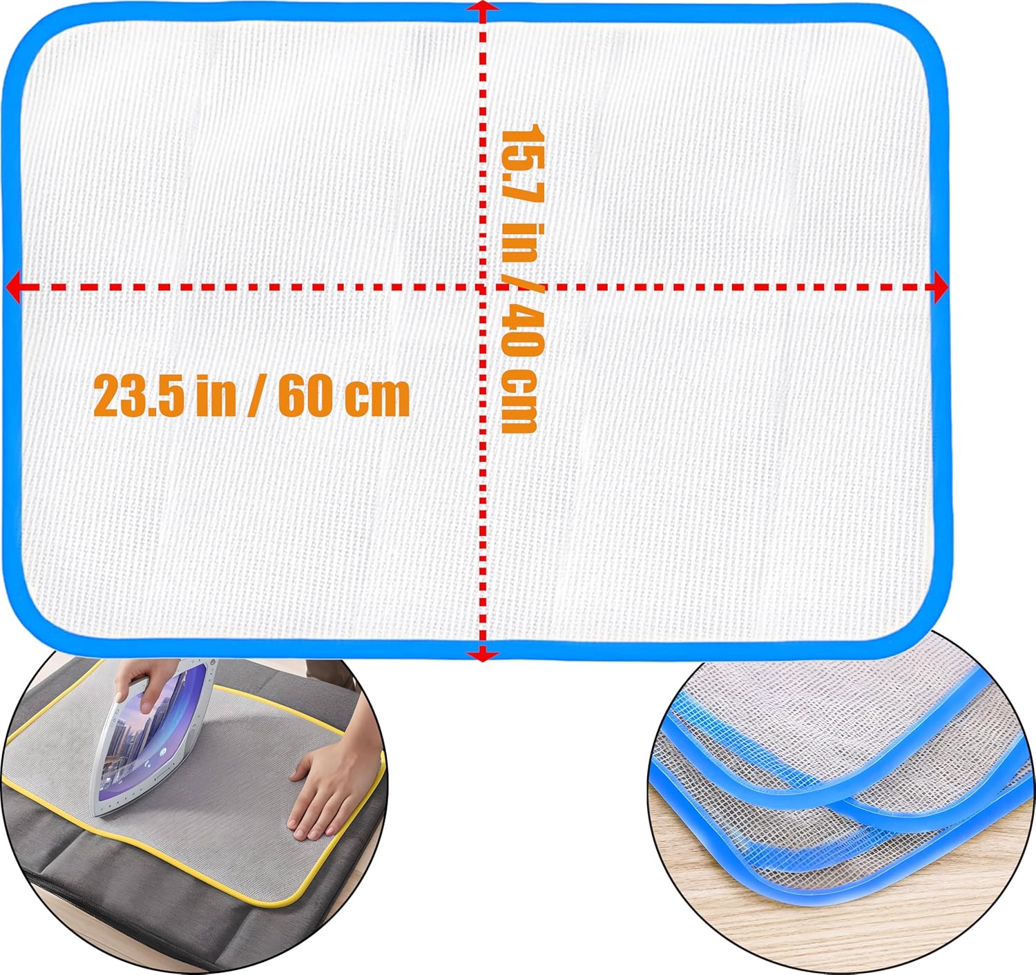 Protect Your Clothes with KR LIF 3-Piece Ironing Pressing Cloth Set