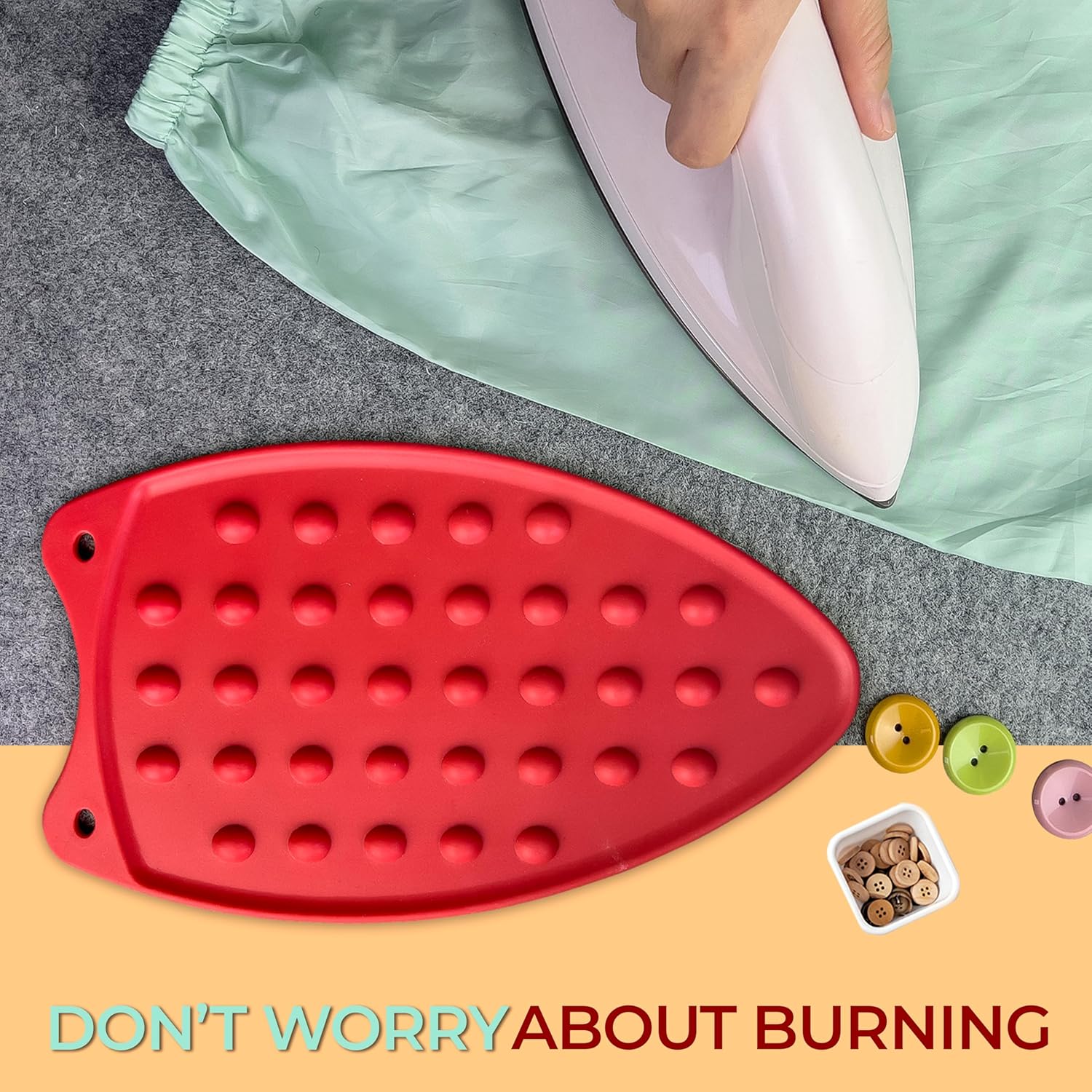 SAVINA Silicone Rest Pad for Ironing Board2Pack