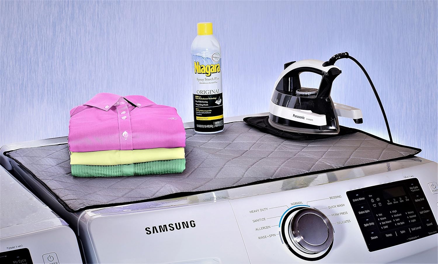 The Handy Laundry Magnetic Ironing Mat Simplifies Lifes Habits